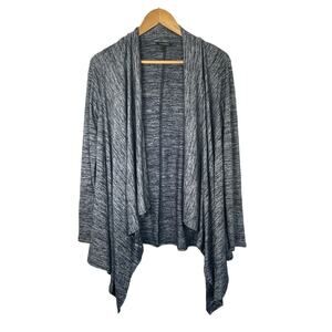 Banana Republic Women's XS Blue Gray Waterfall Open Long Sleeve Cardigan
